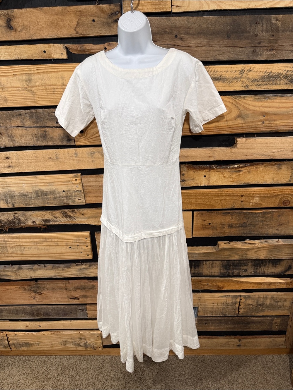 Free People Marcella Midi Boho‎ Dress in White Size XS - Picture 5 of 12